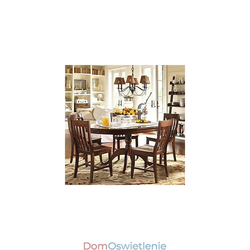 Żyrandol galwanizowany Rustic Lodge