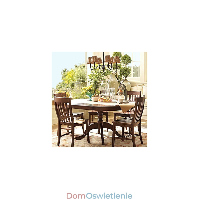 Żyrandol galwanizowany Rustic Lodge