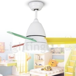 26" Nowoczesny, współczesny wentylator sufitowy