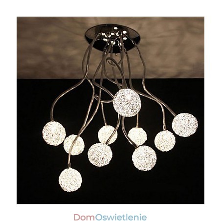 Prosta lampa sufitowa z żelaza Okrągła lampa z żelaza Kreatywna lampa z drutu aluminiowego Prosta lampa sufitowa z żelaza Okrągła lampa z żelaza Kreatywna lampa z drutu aluminiowego