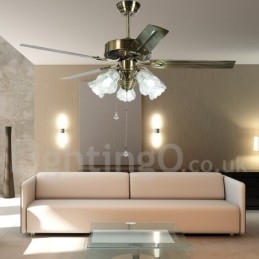 52" Europejski styl, wentylator sufitowy vintage