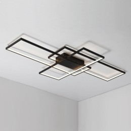 Nowoczesna współczesna aluminiowa lampa sufitowa do montażu na ścianie z pilotem do ściemniania do salonu, sypialni, może być również używana jako lampa ścienna