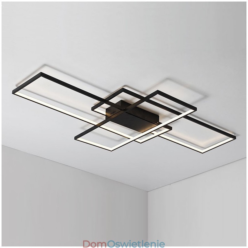 Nowoczesna współczesna aluminiowa lampa sufitowa do montażu na ścianie z pilotem do ściemniania do salonu, sypialni, może być również używana jako lampa ścienna