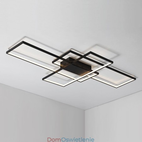 Nowoczesna współczesna aluminiowa lampa sufitowa do montażu na ścianie z pilotem do ściemniania do salonu, sypialni, może być również używana jako lampa ścienna Nowoczesna współczesna aluminiowa lampa sufitowa do montażu na ścianie z pilotem do ściemniania do salonu, sypialni, może być również używana jako lampa ścienna