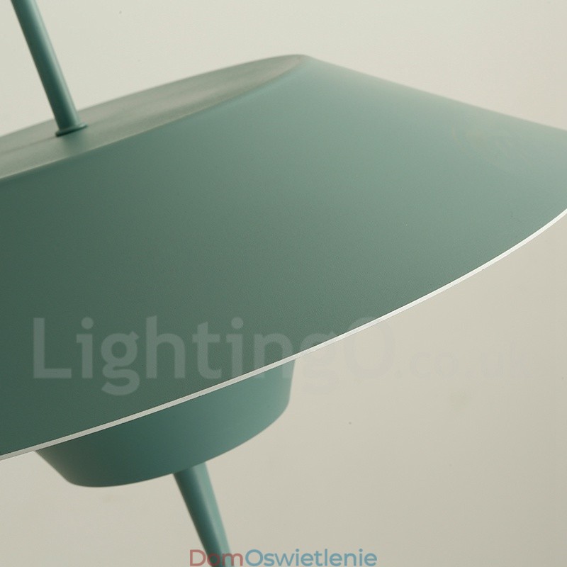 Nowoczesna współczesna lampa wisząca ze stali