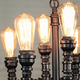 Żyrandol Mini Styl Rustykalny Domek Retro Metal