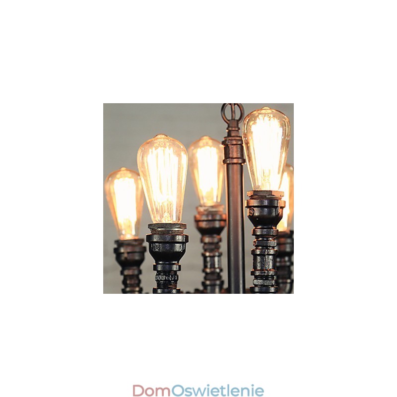 Żyrandol Mini Styl Rustykalny Domek Retro Metal