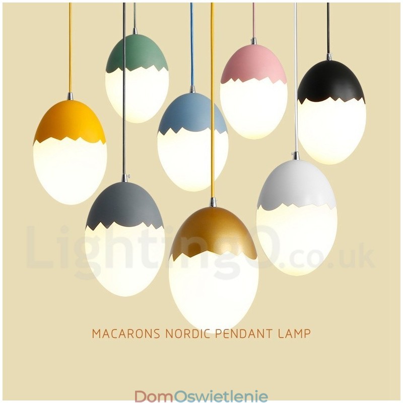 Nowoczesna współczesna lampa wisząca ze stali