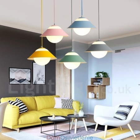 Nowoczesna współczesna lampa wisząca ze stali Nowoczesna współczesna lampa wisząca ze stali