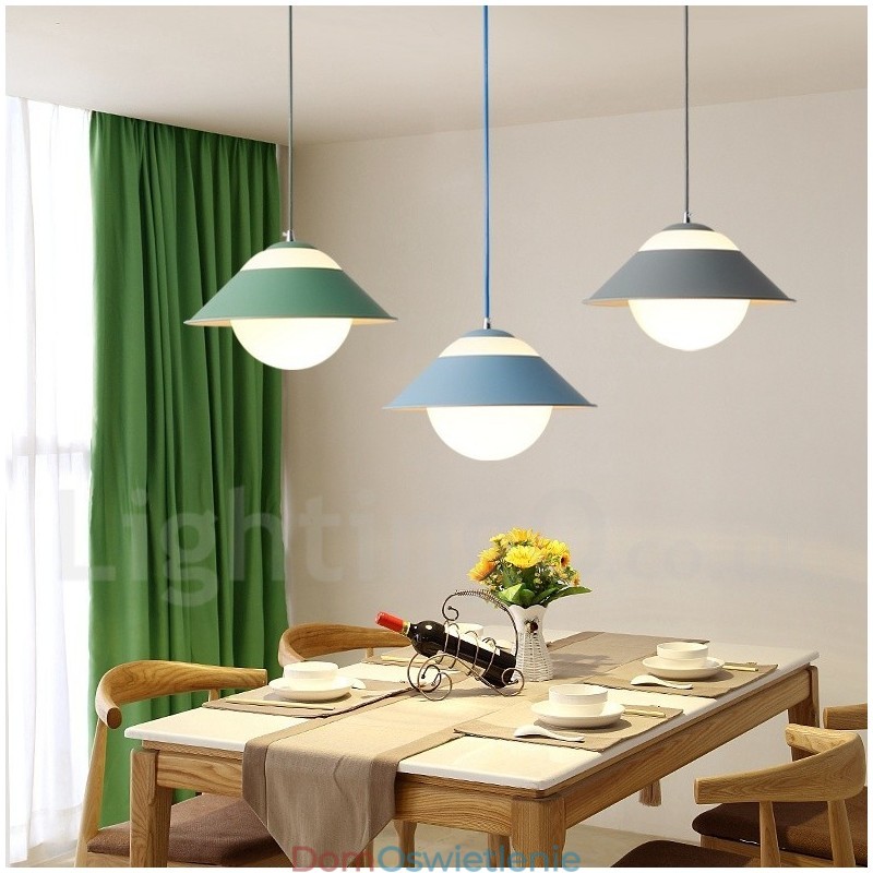 Nowoczesna współczesna lampa wisząca ze stali