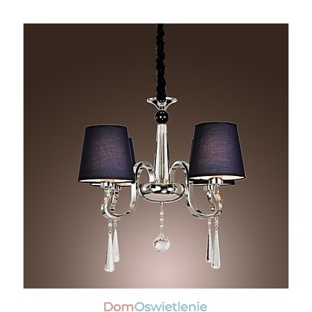 Żyrandol Vintage 4 światła Klasyczny materiał Metal Malowanie Żyrandol Vintage 4 światła Klasyczny materiał Metal Malowanie