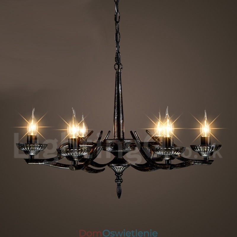 Industrial Style Stalowy Sklep Oświetleniowy Wiszący Żyrandol Światło