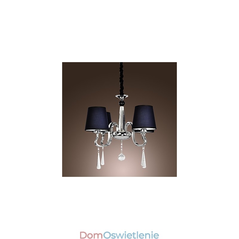 Żyrandol Vintage 4 światła Klasyczny materiał Metal Malowanie