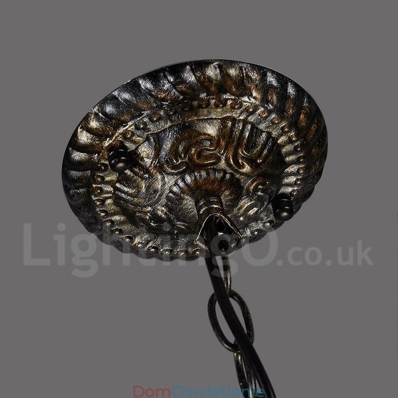 Industrial Style Stalowy Sklep Oświetleniowy Wiszący Żyrandol Światło