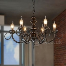 Industrial Style Stalowy Sklep Oświetleniowy Wiszący Żyrandol Światło