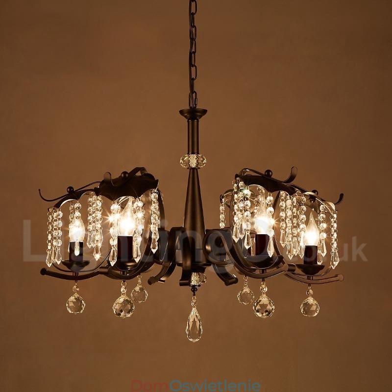 Industrial Style Stalowy Sklep Oświetleniowy Wiszący Żyrandol Światło