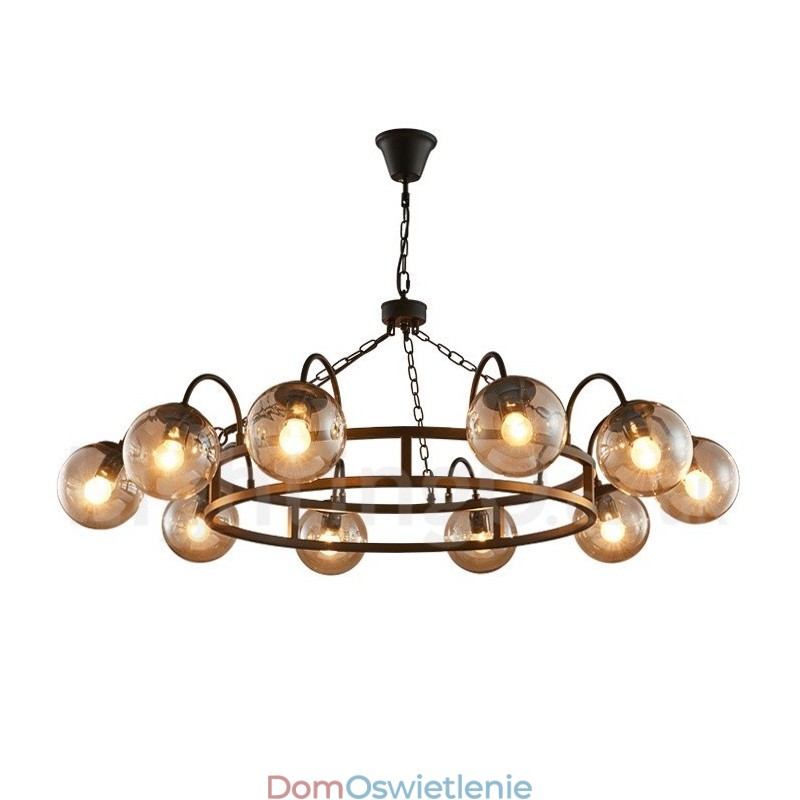 Industrial Style Stalowy Sklep Oświetleniowy Wiszący Żyrandol Światło