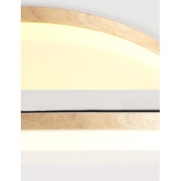 Nordic Okrągła Lampa Sufitowa Prosta Nowoczesna Lampa Z Litego Drewna Ultra Cienka Lampa Sufitowa