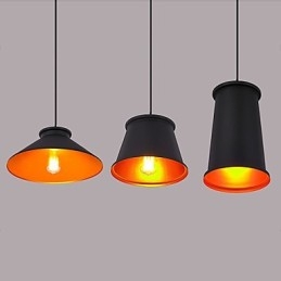 Żyrandol w stylu mini nowoczesny współczesny metalowy 3 światła lampa wisząca