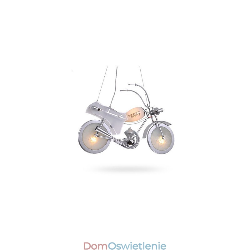 Lampa motocyklowa Oświetlenie z kreskówek Lampa dla chłopca Lampy dla dzieci
