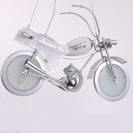 Lampa motocyklowa Oświetlenie z kreskówek Lampa dla chłopca Lampy dla dzieci