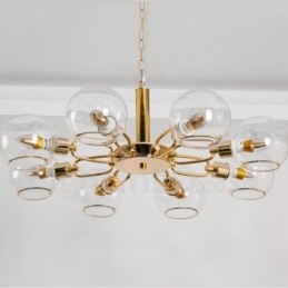 8 świateł Nordic Postmodern Creative Glass Magic Bean Chandelier