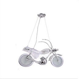 Lampa motocyklowa Oświetlenie z kreskówek Lampa dla chłopca Lampy dla dzieci
