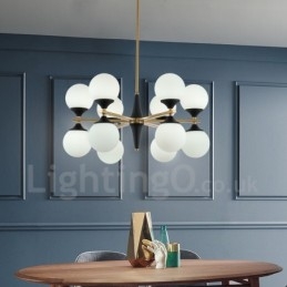 Nordic 12 Bulb Lighting Żyrandol Lampy Magic Bean Lampy kreatywne