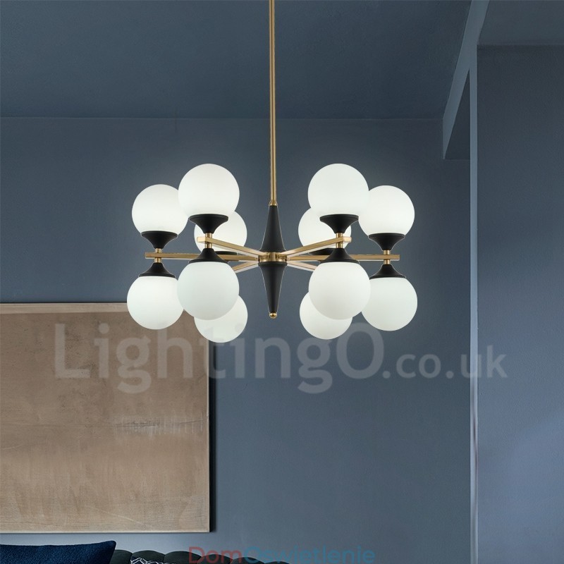 Nordic 12 Bulb Lighting Żyrandol Lampy Magic Bean Lampy kreatywne