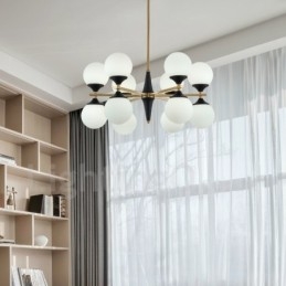 Nordic 12 Bulb Lighting Żyrandol Lampy Magic Bean Lampy kreatywne