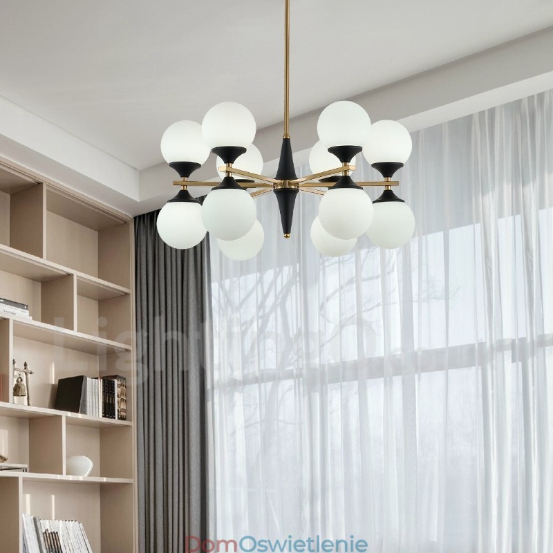 Nordic 12 Bulb Lighting Żyrandol Lampy Magic Bean Lampy kreatywne