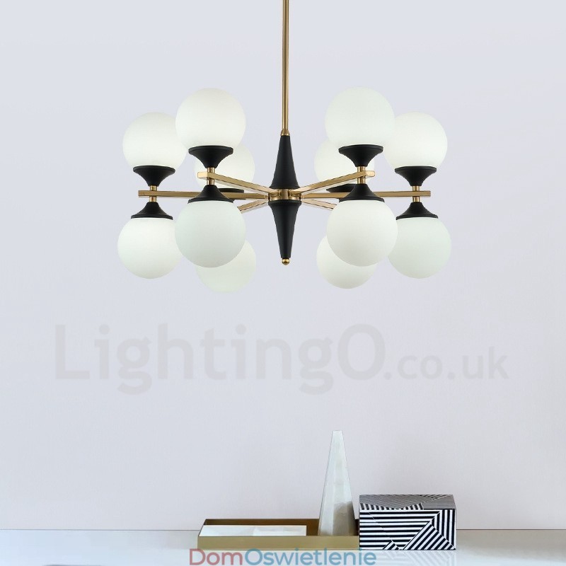 Nordic 12 Bulb Lighting Żyrandol Lampy Magic Bean Lampy kreatywne