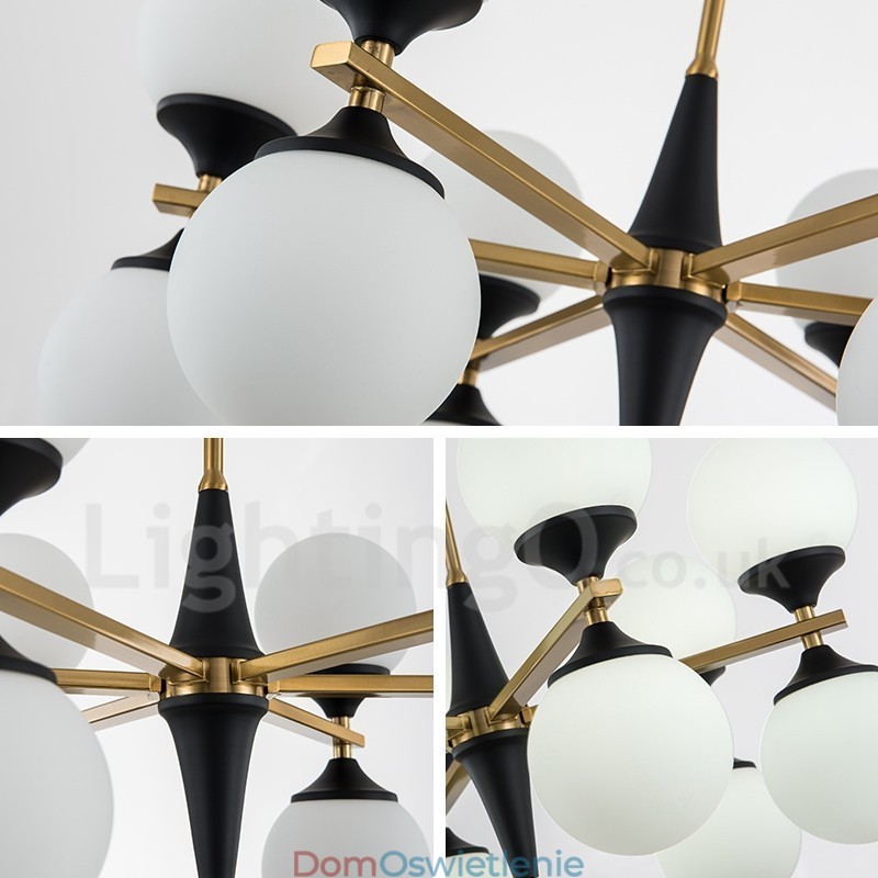 Nordic 12 Bulb Lighting Żyrandol Lampy Magic Bean Lampy kreatywne