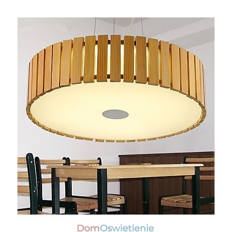 Żyrandol Mini Styl Latarnia Drewno Bambus Żyrandol Mini Styl Latarnia Drewno Bambus