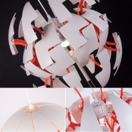 Nordic nowoczesny żyrandol kula wisząca lampa