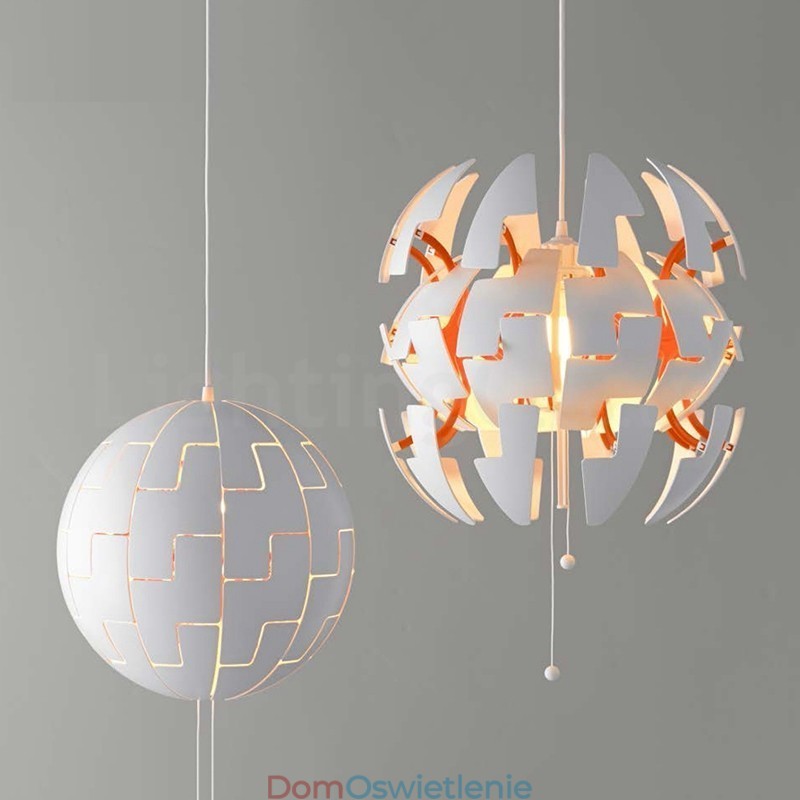 Nordic nowoczesny żyrandol kula wisząca lampa
