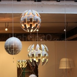 Nordic nowoczesny żyrandol kula wisząca lampa