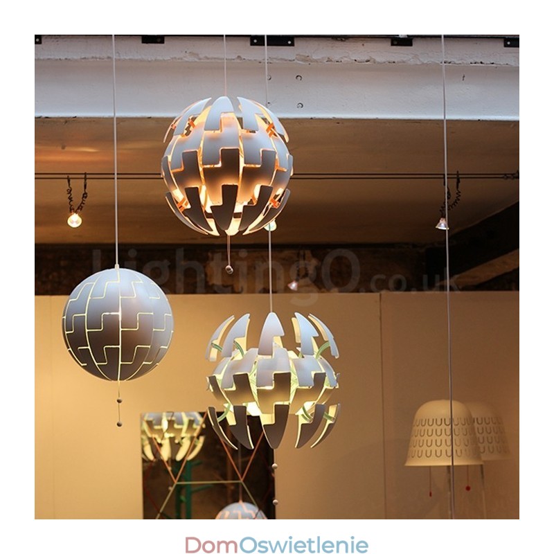 Nordic nowoczesny żyrandol kula wisząca lampa