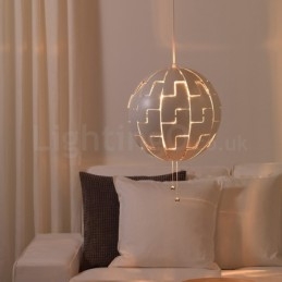 Nordic nowoczesny żyrandol kula wisząca lampa
