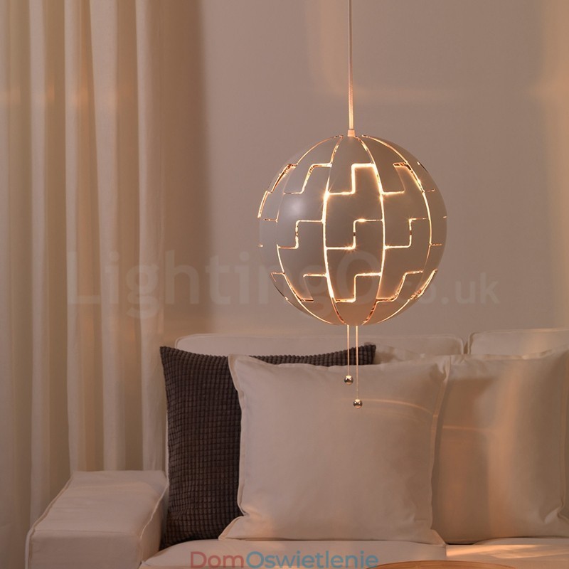 Nordic nowoczesny żyrandol kula wisząca lampa
