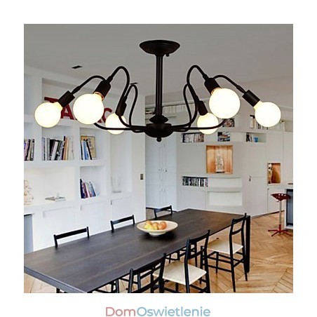 Loft American Vintage Lampa sufitowa Modne światła Lampy Żelazna lampa sufitowa