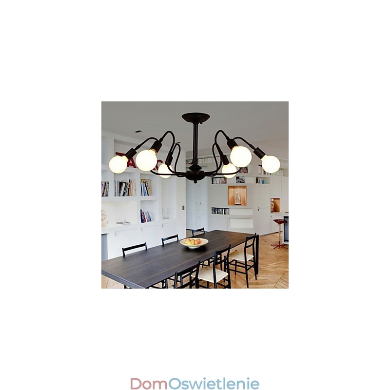 Loft American Vintage Lampa sufitowa Modne światła Lampy Żelazna lampa sufitowa