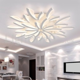 Osobowość 15 świateł Eleganckie nowoczesne lampy sufitowe montowane na płasko