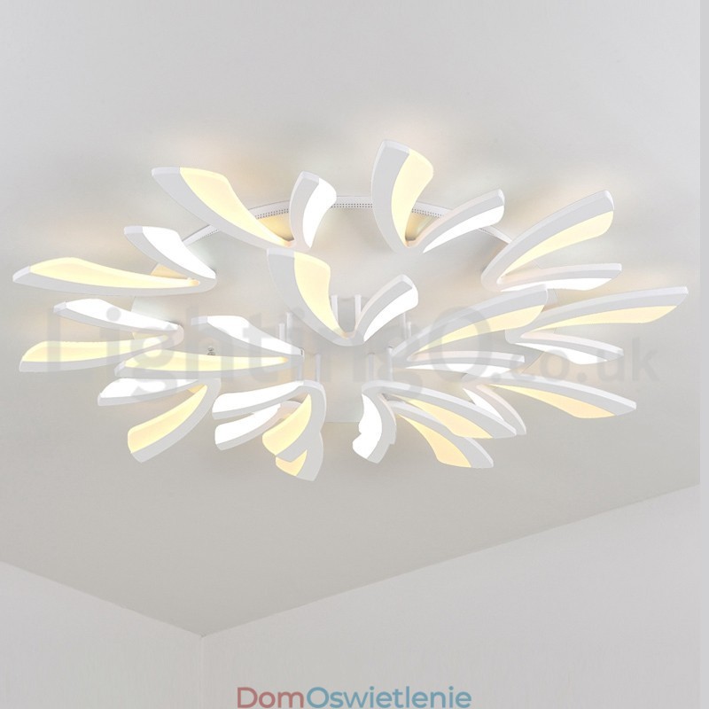 Osobowość 15 świateł Eleganckie nowoczesne lampy sufitowe montowane na płasko