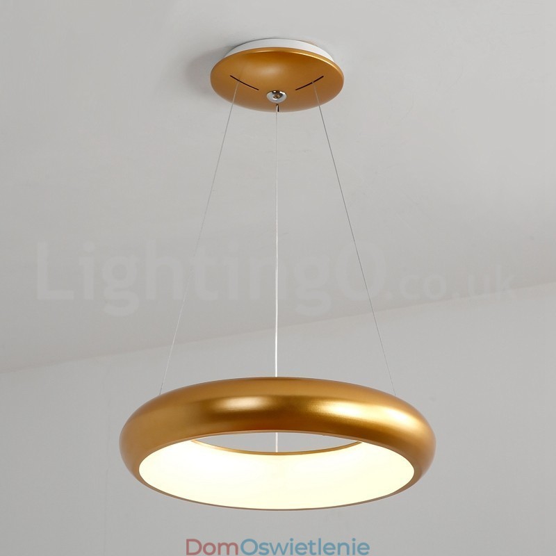 Nowoczesna okrągła lampa wisząca