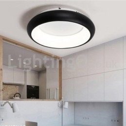 Nowoczesne okrągłe lampy sufitowe montowane na płasko