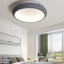 Nowoczesne okrągłe lampy sufitowe montowane na płasko