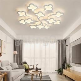 Tanie, nowoczesne lampy sufitowe montowane na płasko w stylu Meteorer