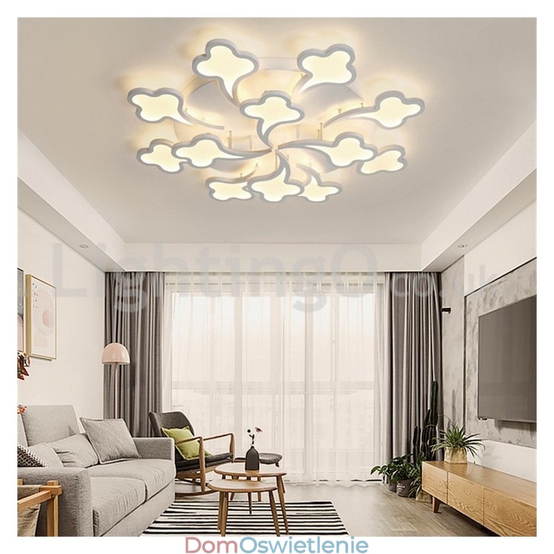 Tanie, nowoczesne lampy sufitowe montowane na płasko w stylu Meteorer