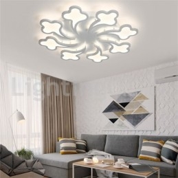 Tanie, nowoczesne lampy sufitowe montowane na płasko w stylu Meteorer